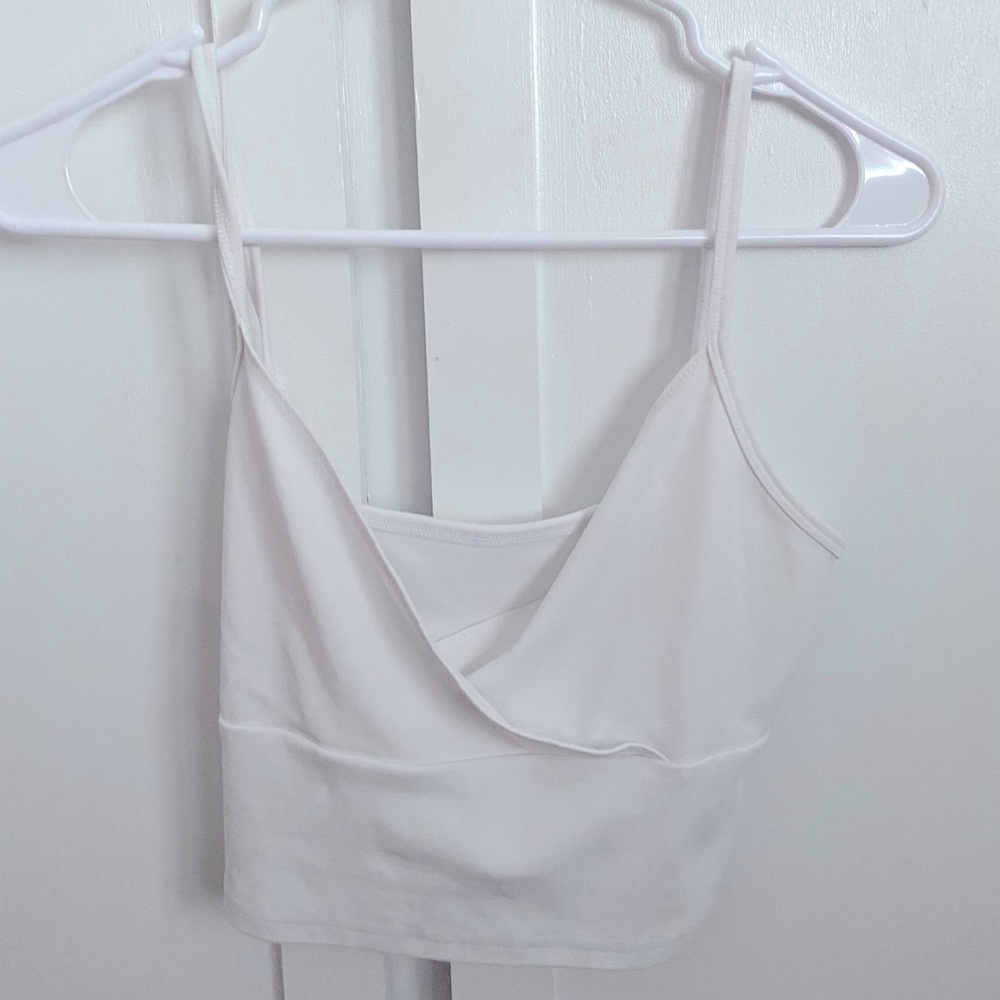 White crop top